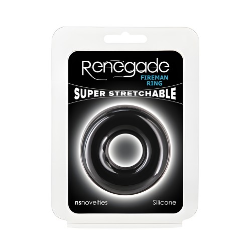 Renegade Fireman Cock Ring - Black