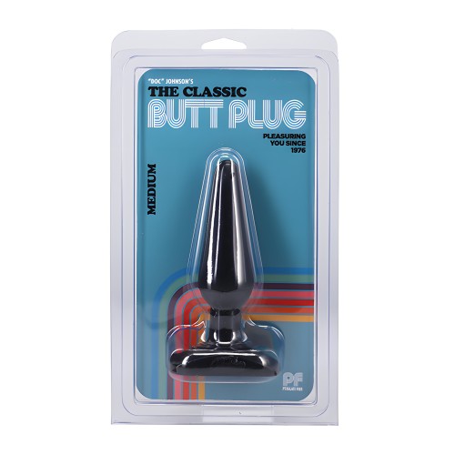 Classic Butt Plug - Medium Black
