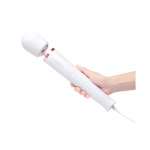 Le Wand Powerful Plug-In Vibrating Massager - White