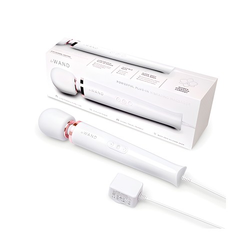 Le Wand Powerful Plug-In Vibrating Massager - White