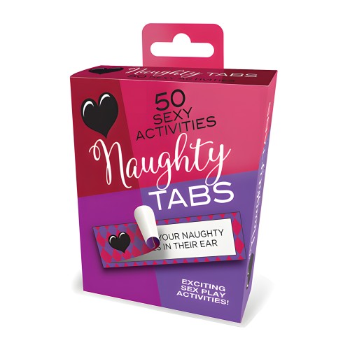 Naughty Tabs - 50 unidades | Juego Divertido para Parejas