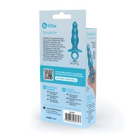 b-Vibe Butties Bounce Beaded Tapered Plug - Blue