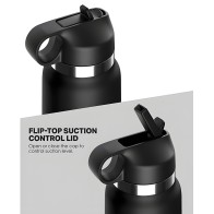 PDX Plus Fap Flask Thrill Seeker Stroker - Helado/Negro