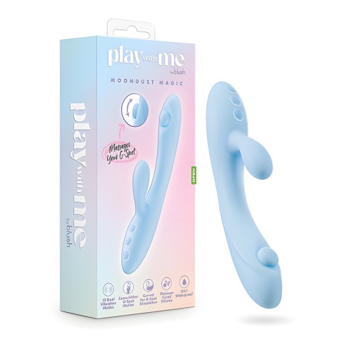 Blush Play With Me Moondust Magic Vibrator - Azul
