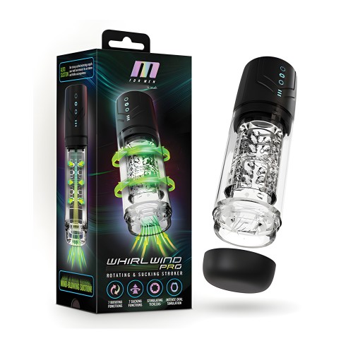 Masturbador Automático Blush M for Men Whirlwind Pro - Negro