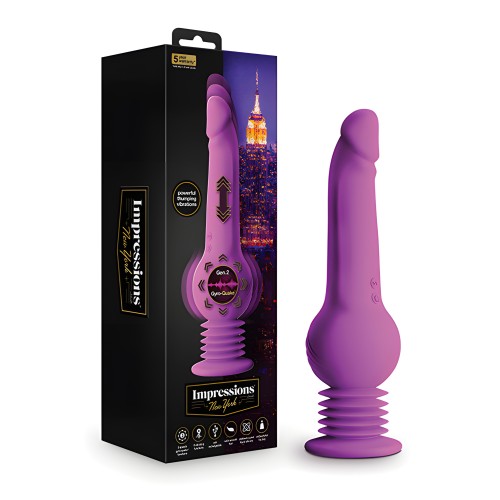 Dildo Blush Impressions New York Gyro Quake - Morado
