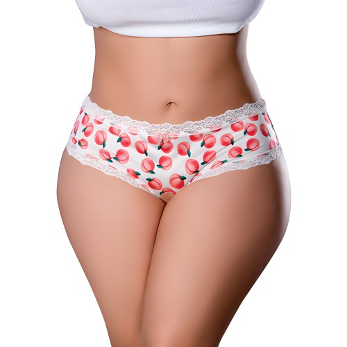 Sweet Treats Crotchless Boy Short White QN