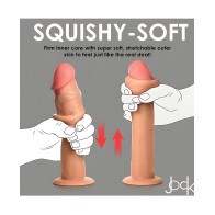 Dildo de Silicona Jock Real Skin de 8.5"