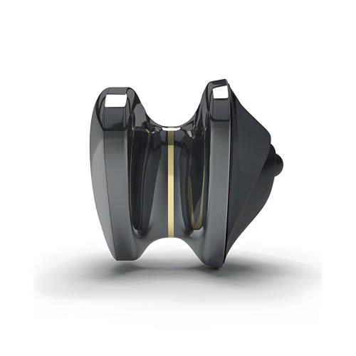 Mystim Hearts Desire eStim Layon Vibrator - Negro