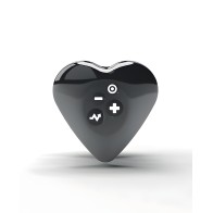 Mystim Hearts Desire eStim Layon Vibrator - Negro