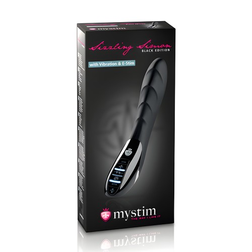 Vibrador Sizzling Simon eStim Edición Negra