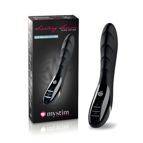 Vibrador Sizzling Simon eStim Edición Negra
