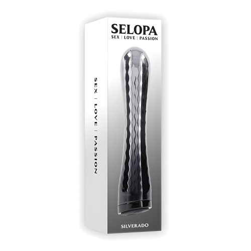 Vibrador Bullet Selopa Siverado Gris/Negro