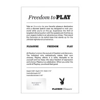 Playboy Pleasures Excursion Clitoral Suction Vibe - Black