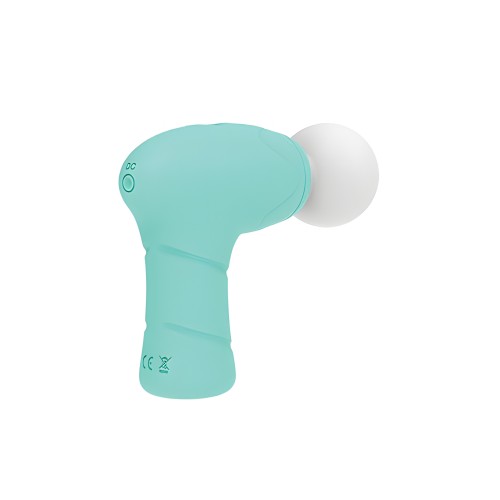 Wild Pop Vibe Pocket Purr Mini Masajeador - Aqua