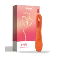 Vibrador Conejito con Control por App - Naranja
