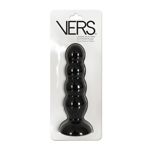 VERS Liquid Silicone Suction Plug - Black