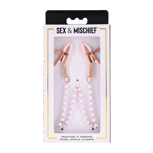 Peaches 'n CreaMe Pearl Nipple Clamps
