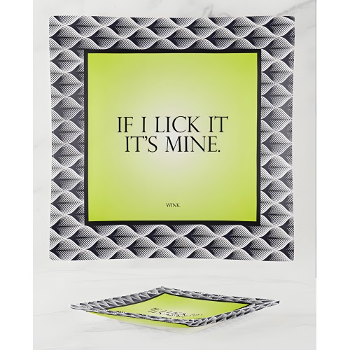 Warm Human Glass Trinket Tray