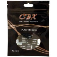 Plastic Cock Cage Lock - Pack of 10