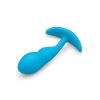 b-Vibe Plug Ajustado P-Spot Control Remoto - Azul