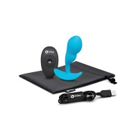 b-Vibe Plug Ajustado P-Spot Control Remoto - Azul