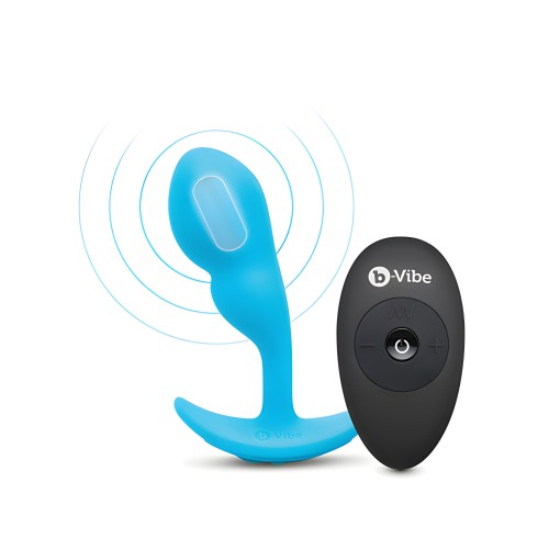 b-Vibe Plug Ajustado P-Spot Control Remoto - Azul