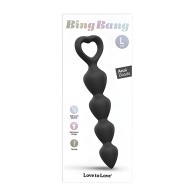 Love to Love Bing Bang Anal Bead - Black Onyx Large