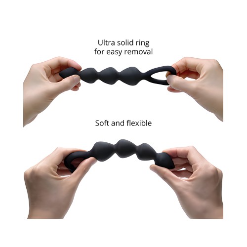 Love to Love Bing Bang Anal Bead - Black Onyx Large