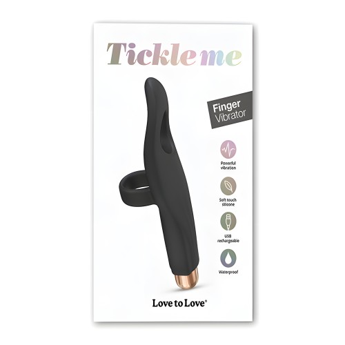 Love to Love Tickle Me Finger Vibe Black