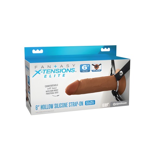 Fantasy X-tensions Elite Strap-on Hueco de 6"