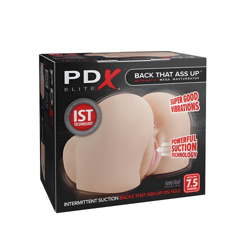 PDX Elite Back That Ass Up Masturbador Automático Mega - Claro