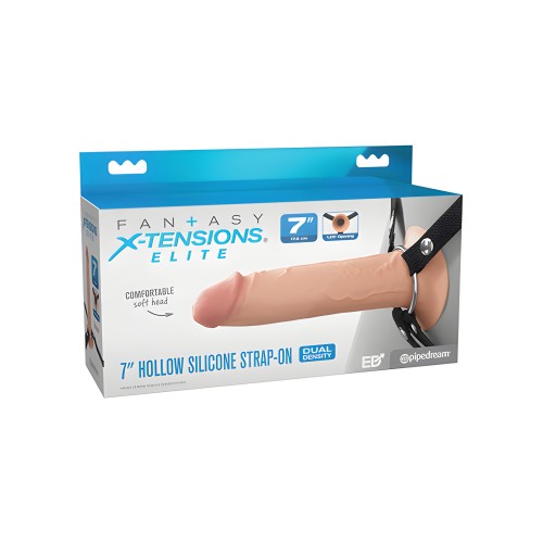 Fantasy X-tensions Elite 7" Silicone Hollow Strap-on