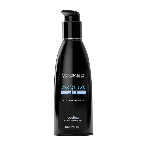 Lubricante Refrigerante a Base de Agua Wicked Sensual Care Aqua Chill 2 oz