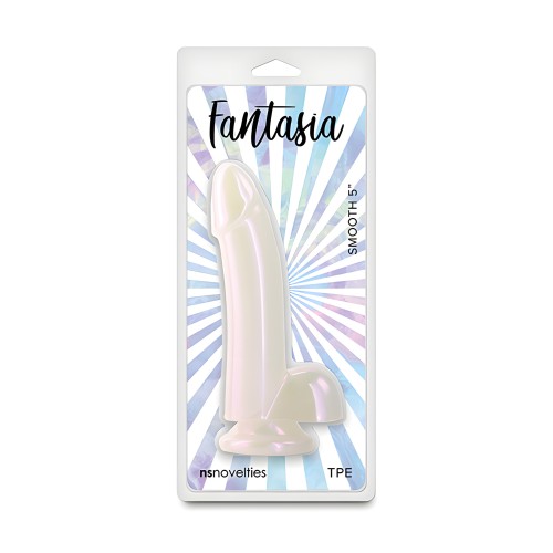 Fantasia Smooth 5" Dildo - Pearl