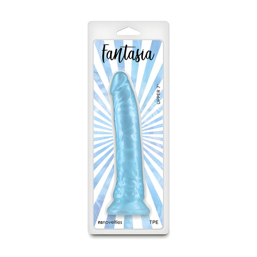 Dildo Fantasia Upper de 7" - Turquesa