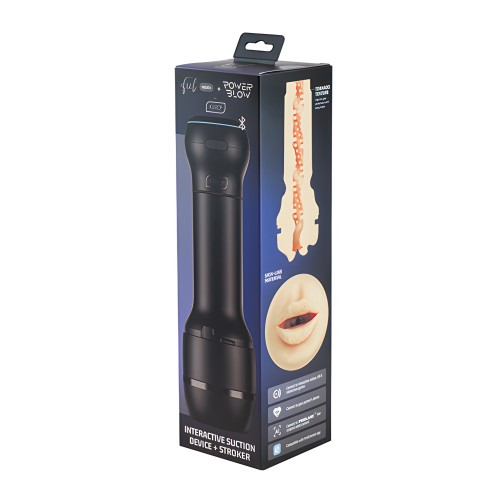 Kiiroo Feel Mouth & Combo Stroker Powerblow - Pálido