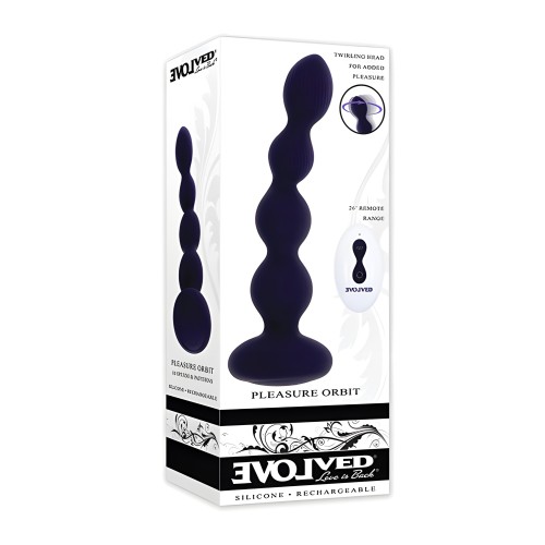 Evolved Pleasure Orbit Remote Controlled Anal Vibe - Purple