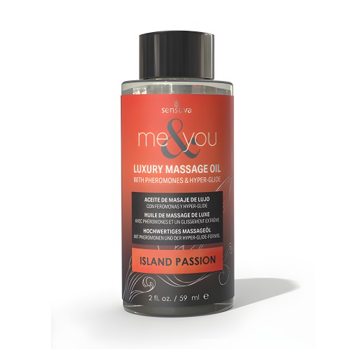 Aceite de Masaje Sensuva Me & You - Pasión de Isla