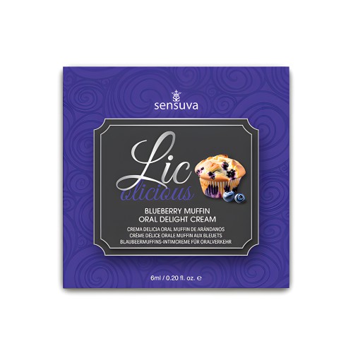 Crema Oral Deliciosa Lic O Licious - Muffin de Arándano