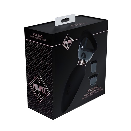 Shots Pumped Arousing Pump - Black