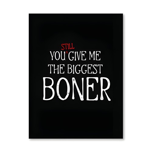 Biggest Boner Greeting Card