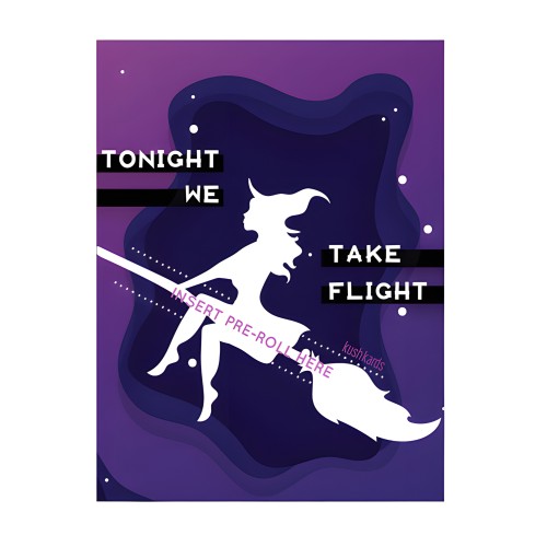 Halloween Greeting Card - Perfect for Witches