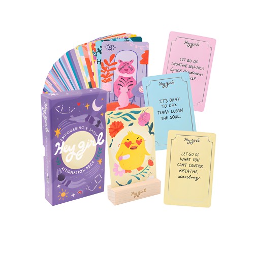 Mazo de Afirmaciones Hey Girl - Empoderar e Inspirar