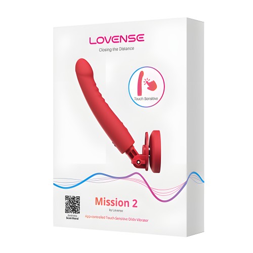 Lovense Mission 2 Tecnología Sensible al Tacto Rojo