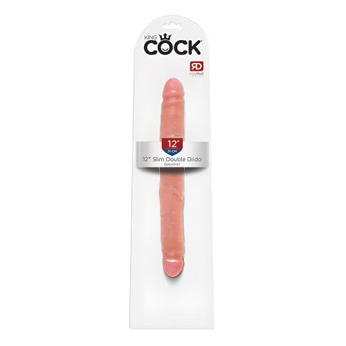 Dildo Doble Slim de 12" King Cock