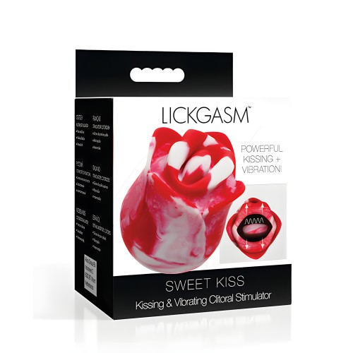 Lickgasm Sweet Kiss Estimulador Clitoriano Vibrante y Besador - Swirl
