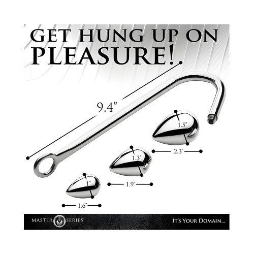 Master Series Anal Hook Trainer - Silver