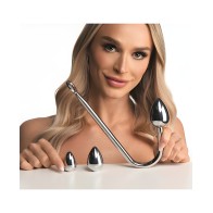Master Series Anal Hook Trainer - Silver