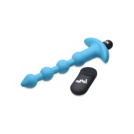 Bang! 28X Vibrating Silicone Anal Beads - Blue